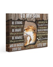 Be Strong When U Are Weak Mom To Son 14x11 Gallery Wrapped Canvas Prints front