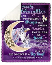 U Are Braver Than U Believe Unicorn GM To GD Sherpa Fleece Blanket tile