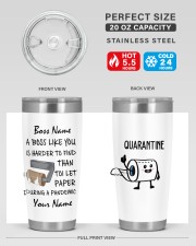 Personalized Name Boss Like You Is Harder to find 20oz Tumbler aos-20oz-tumbler-lifestyle-front-60