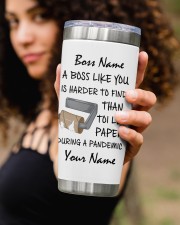 Personalized Name Boss Like You Is Harder to find 20oz Tumbler aos-20oz-tumbler-lifestyle-front-93