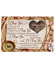 Personalized Choose u To Do Life With Hand In Hand Horizontal Poster tile
