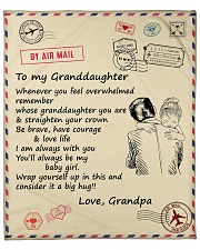Granddaughter Be Brave Have Courage And Love Life Fleece Blanket - 50" x 60" front