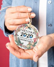 Christmas 2020 The One Where We Were Quarantined Circle ornament - single (porcelain) aos-circle-ornament-single-porcelain-lifestyles-01