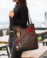 Bloodhound-dog-the-road-to-my-heart All-over Tote aos-all-over-tote-lifestyle-front-04