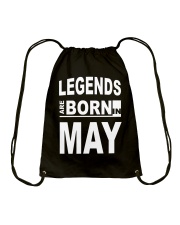 Legends are born in May Drawstring Bag tile