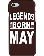Legends are born in May Phone Case tile