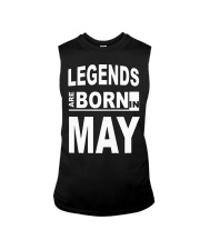 Legends are born in May Sleeveless Tee tile