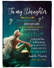 U Are The Gift From The Heavens Mom To Daughter Large Fleece Blanket - 60" x 80" front
