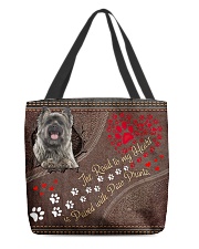 Cairn-Terrier-dog-the-road-to-my-heart All-over Tote back