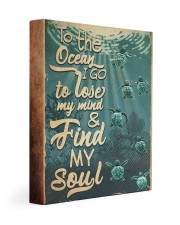 To The Ocean I Go To Lose My Mind 11x14 Gallery Wrapped Canvas Prints front
