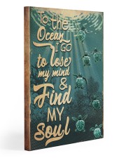 To The Ocean I Go To Lose My Mind Gallery Wrapped Canvas Prints tile