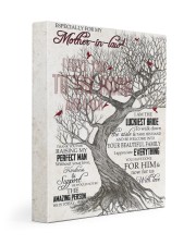 To Mother-In-Law Thanks For Raising Perfect Man 11x14 Gallery Wrapped Canvas Prints front