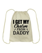 I Get My Charm From Daddy - For Daughter Drawstring Bag tile