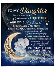Moon Elephant Once Upon A Time Mom To Daughter Fleece Blanket - 50" x 60" front