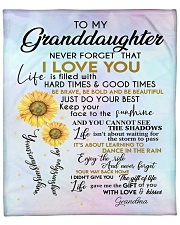 Never Forget That I LoveU Grandma To Granddaughter Fleece Blanket - 50" x 60" front