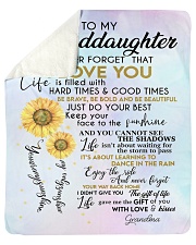 Never Forget That I LoveU Grandma To Granddaughter Sherpa Fleece Blanket tile