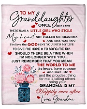 Once Upon A Time Grandma To Granddaughter Fleece Blanket - 50" x 60" front