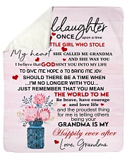 Once Upon A Time Grandma To Granddaughter Sherpa Fleece Blanket tile