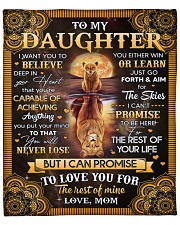 I Want U To Believe Deep In Heart Mom To Daughter Fleece Blanket - 50" x 60" front