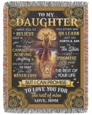 I Want U To Believe Deep In Heart Mom To Daughter 60x80 - Woven Blanket tile