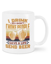 I Drink So I Don't Choke People Send Beer To Dad Mugs tile