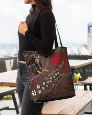 Beauceron-dog-the-road-to-my-heart All-over Tote aos-all-over-tote-lifestyle-front-04