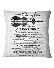 Never Forget That I Love U Guitar Mom To Daughter Square Pillowcase tile
