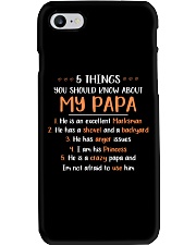 5 Things You Should Know About My Papa Phone Case tile