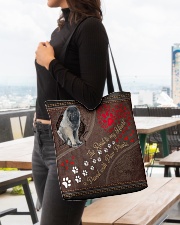Caucasian-Shepherd-dog-the-road-to-my-heart All-over Tote aos-all-over-tote-lifestyle-front-04