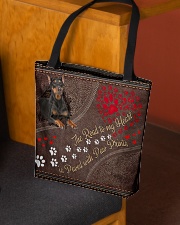 German-Pinscher-dog-the-road-to-my-heart All-over Tote aos-all-over-tote-lifestyle-front-02