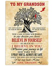 To My Grandson I Pray You'll Always Be Safe 11x17 Poster front