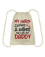 My Hero Carries A Hose I Call Him Daddy - For Son Drawstring Bag tile