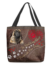 Leonberger-dog-the-road-to-my-heart All-over Tote front