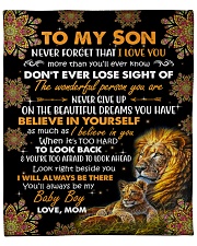 Never Forget That I Love U Lion Mom To Son Fleece Blanket - 50" x 60" front