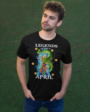 Dragon goku Legends are born in April Classic T-Shirt apparel-classic-tshirt-lifestyle-front-43