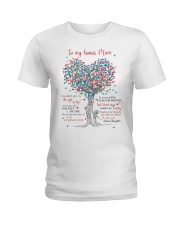 To My Bonus Mom HEART That Makes Us Family Ladies T-Shirt tile