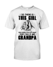 This Girl Stole My Heart - For Grandpa Premium Fit Mens Tee tile
