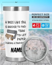Personalized Name Boss Like You Is Harder to find 20oz Tumbler aos-20oz-tumbler-lifestyle-front-47