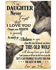 To My Daughter Love You For The Rest Of Mine 11x17 Poster thumbnail
