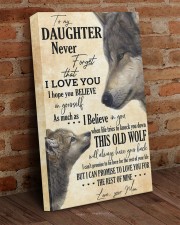 To My Daughter Love You For The Rest Of Mine 16x24 Gallery Wrapped Canvas Prints aos-canvas-pgw-16x24-lifestyle-front-03