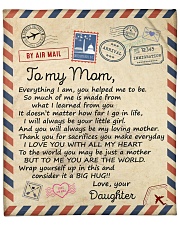 Everything I Am U Helped Me To Be Daughter To Mom Fleece Blanket - 50" x 60" front