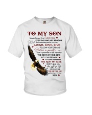 Never Forget That I Love You-Eagle Mom To Son Youth T-Shirt tile
