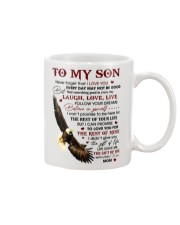 Never Forget That I Love You-Eagle Mom To Son Mug tile