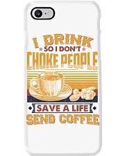 I Drink So I Don't Choke People Send Coffee To Dad Phone Case tile