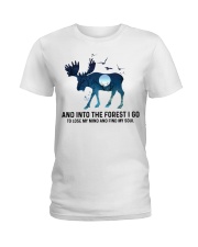 And Into The Forest I Go To Lose My Mind Ladies T-Shirt tile