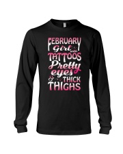 Tattoo thick thighs February Long Sleeve Tee tile