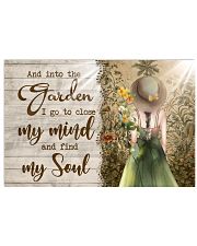 And Into The Garden I Go To Close My Mind Horizontal Poster tile