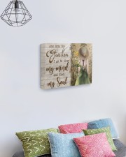 And Into The Garden I Go To Close My Mind 14x11 Gallery Wrapped Canvas Prints aos-canvas-pgw-14x11-lifestyle-front-02