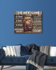 Be Strong When U Are Weak Brave Humble Mom To Son 20x16 Gallery Wrapped Canvas Prints aos-canvas-pgw-20x16-lifestyle-front-06