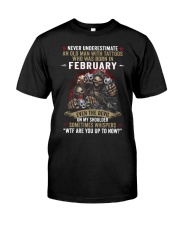 tattoo Old Man born in february Classic T-Shirt front